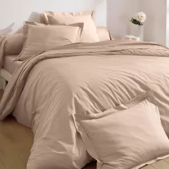 Becquet Linge de lit pur coton percale - Lauréat - Taie d'oreiller personnalisable< Les Matières|Housse De Couette
