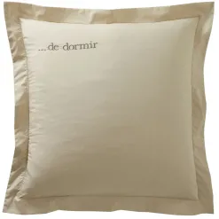 Becquet Linge de lit pur coton percale - Lauréat - Taie d'oreiller personnalisable< Les Matières|Housse De Couette