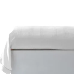 Becquet Linge de lit satin de coton uni et rayé Lauréat< Housse De Couette