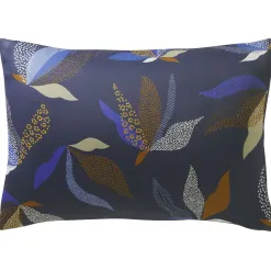 Becquet Linge de lit satin de coton motif feuillage stylisé - CRÉATION< Housse De Couette|Linge De Lit Fantaisie, Linge De Lit Brodé