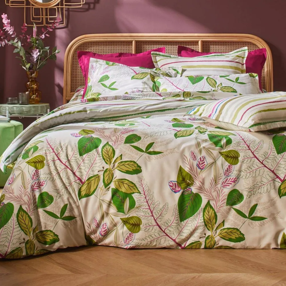 Becquet Linge de lit thème nature - CRÉATION< Housse De Couette|Linge De Lit Fantaisie, Linge De Lit Brodé