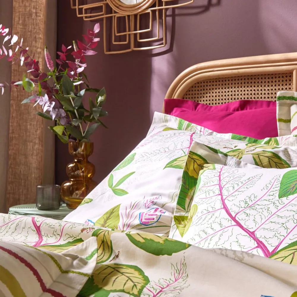 Becquet Linge de lit thème nature - CRÉATION< Housse De Couette|Linge De Lit Fantaisie, Linge De Lit Brodé