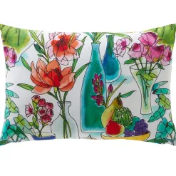 Becquet Linge de lit vases et fleurs - CRÉATION< Housse De Couette|Linge De Lit Fantaisie, Linge De Lit Brodé