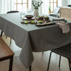 Becquet Linge de table en coton traité antitache - Lauréat< Nappe Unie|Les Matières