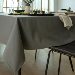 Becquet Linge de table en coton traité antitache - Lauréat< Nappe Unie|Les Matières