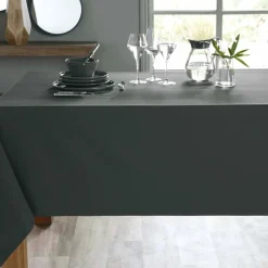 Becquet Linge de table en coton traité antitache - Lauréat< Nappe Unie|Les Matières