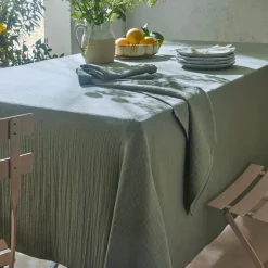 Becquet Linge de table en gaze de coton< Nappe Unie|Les Matières