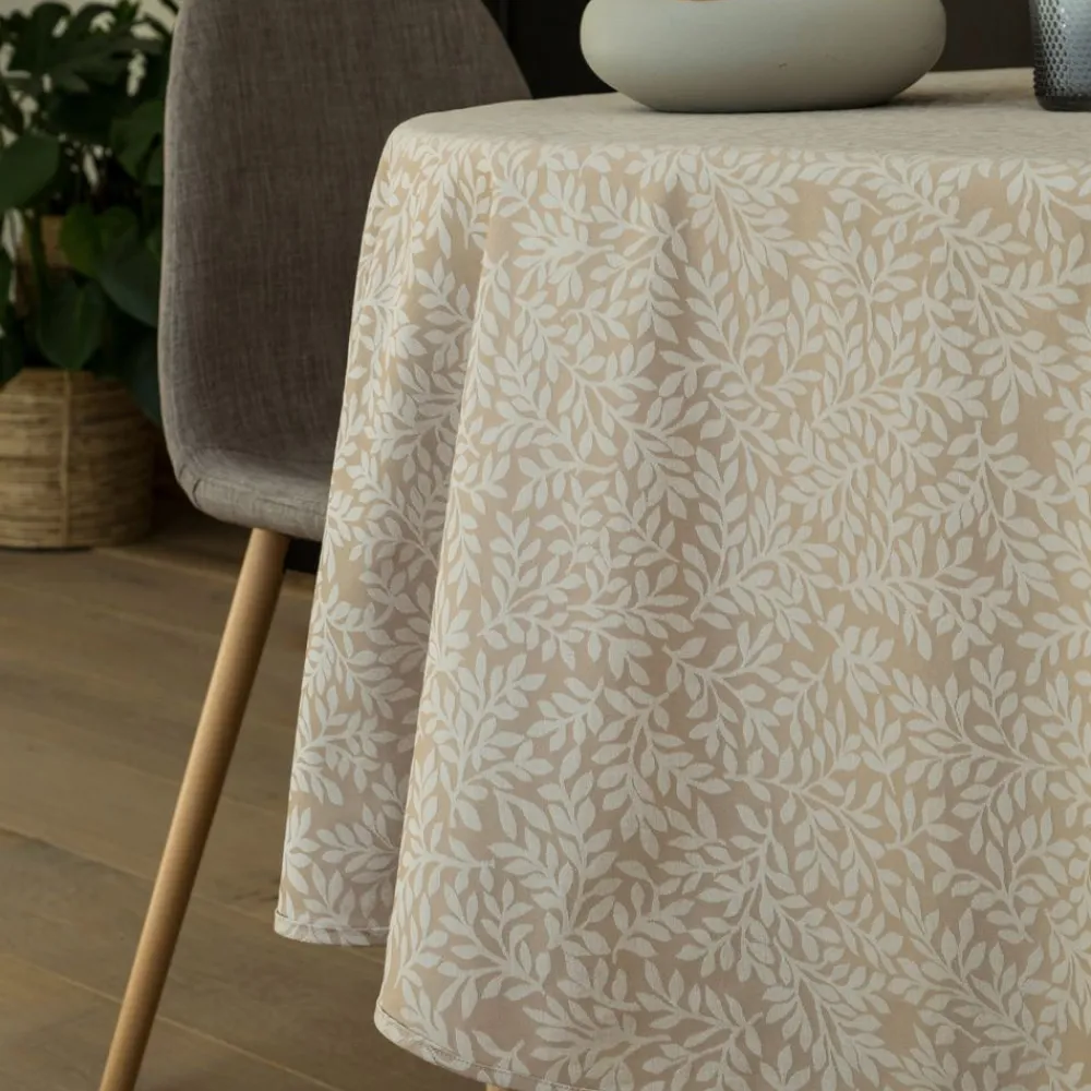 Becquet Linge de table en polycoton motif végétal tissé jacquard< Nappe Fantaisie|Les Matières