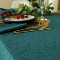 Becquet Linge de table en polycoton motif végétal tissé jacquard< Nappe Fantaisie|Les Matières