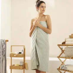 Becquet Linge de toilette à rayures - 450 g/m²< Serviette De Bain Fantaisie