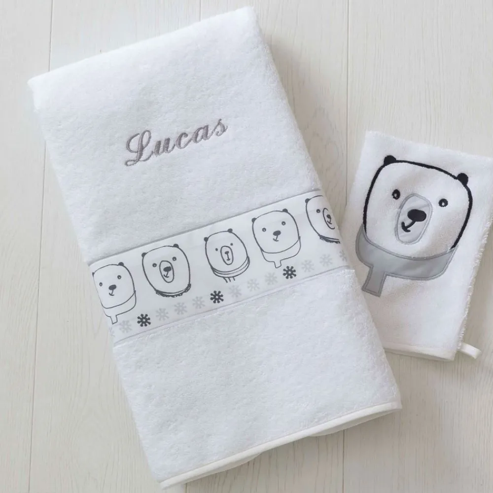 Becquet Linge de toilette animaux personnalisable - 360 g/m²<Enfant Univers Des Tout-Petits|Univers Des Garçons