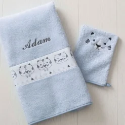 Becquet Linge de toilette animaux personnalisable - 360 g/m²<Enfant Univers Des Tout-Petits|Univers Des Garçons