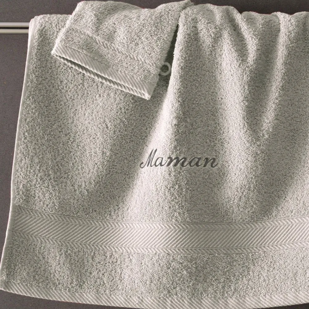 Becquet Linge de toilette brodé PERSONNALISABLE Lauréat Essentiel - 420 g/m²< Beauté, Bien-Être|Beauté, Bien-Être