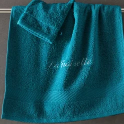 Becquet Linge de toilette brodé PERSONNALISABLE Lauréat Essentiel - 420 g/m²< Beauté, Bien-Être|Beauté, Bien-Être