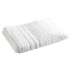 Becquet Linge de toilette décor bandes jacquard - 470 /m² - CRÉATION< Serviette De Bain Fantaisie|Les Matières