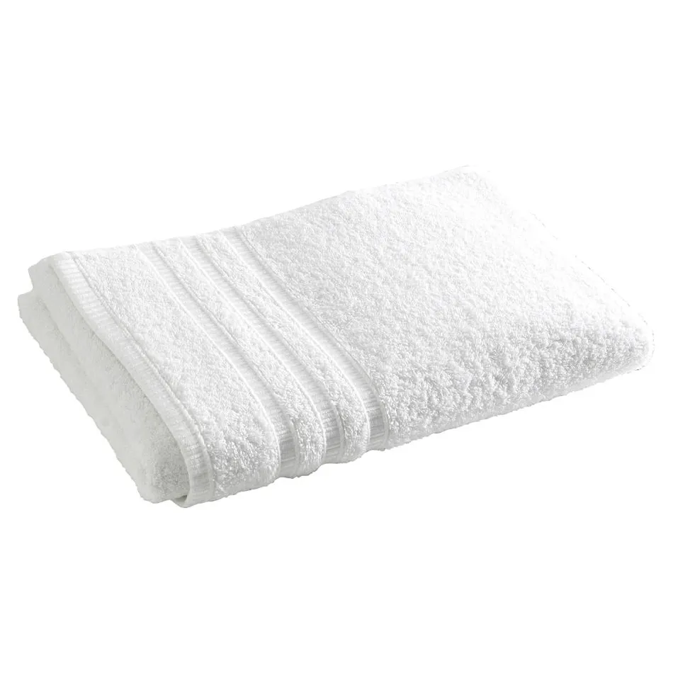 Becquet Linge de toilette décor bandes jacquard - 470 /m² - CRÉATION< Serviette De Bain Fantaisie|Les Matières