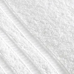 Becquet Linge de toilette décor bandes jacquard - 470 /m² - CRÉATION< Serviette De Bain Fantaisie|Les Matières