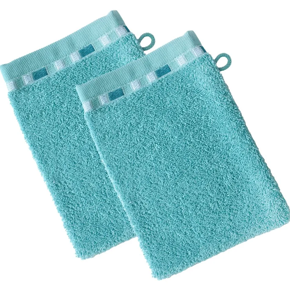 Becquet Linge de toilette décor mosaïque - 450 g/m² - CRÉATION< Serviette De Bain Fantaisie