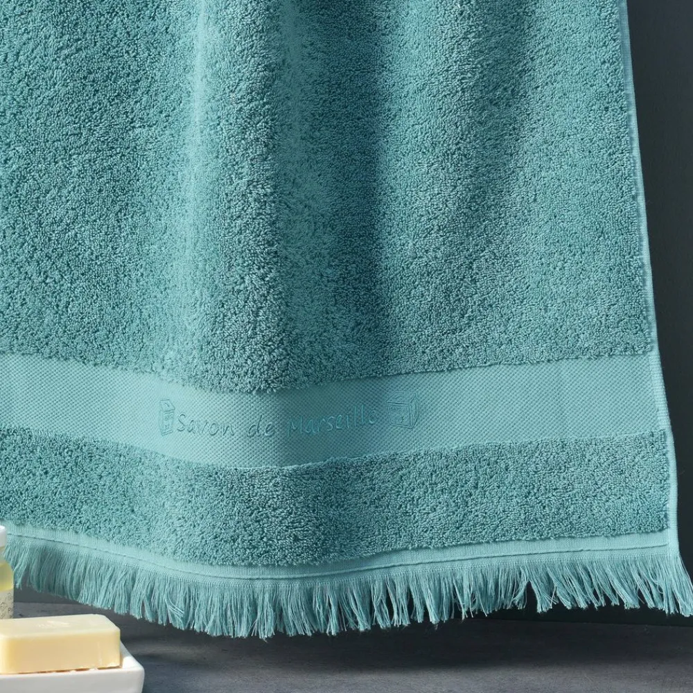 Becquet Linge de toilette en COTON BIO brodé Savon de Marseille - CRÉATION - 500 g/m²< Beauté, Bien-Être|Beauté, Bien-Être