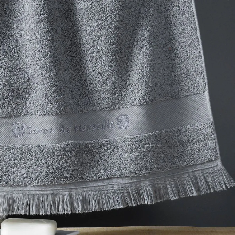 Becquet Linge de toilette en COTON BIO brodé Savon de Marseille - CRÉATION - 500 g/m²< Beauté, Bien-Être|Beauté, Bien-Être