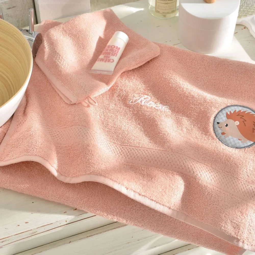 Becquet Linge de toilette enfant animaux personnalisable - 340 g/m²<Enfant Univers Des Tout-Petits|Serviette De Bain Personnalisée, Peignoir Personnalisé