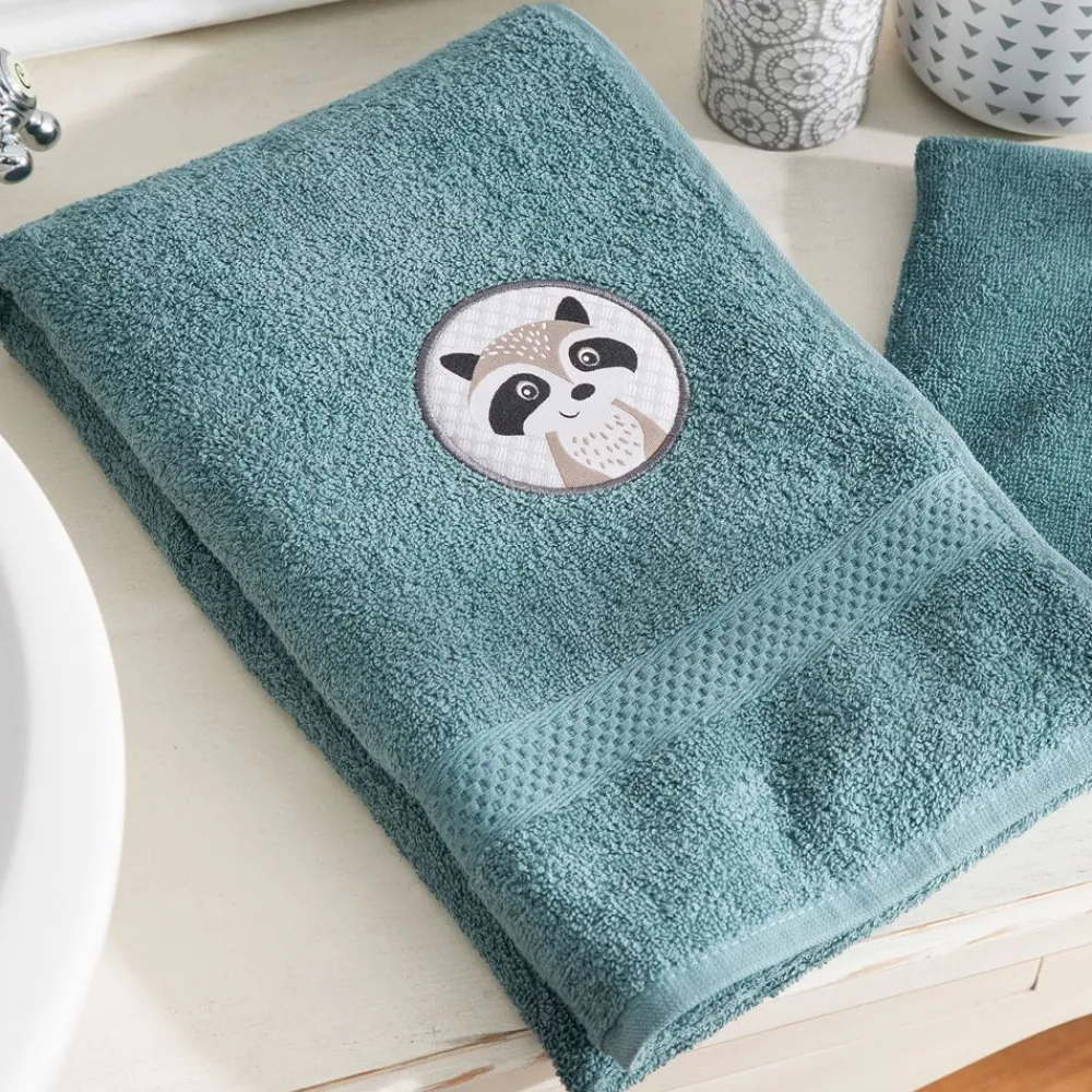 Becquet Linge de toilette enfant animaux personnalisable - 340 g/m²<Enfant Univers Des Tout-Petits|Serviette De Bain Personnalisée, Peignoir Personnalisé