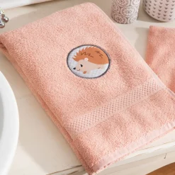 Becquet Linge de toilette enfant animaux personnalisable - 340 g/m²<Enfant Univers Des Tout-Petits|Serviette De Bain Personnalisée, Peignoir Personnalisé