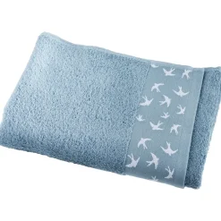 Becquet Linge de toilette liteau hirondelles - 450 g/m² - CRÉATION< Serviette De Bain Fantaisie|Les Matières