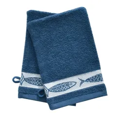 Becquet Linge de toilette liteau poisson - 450 g/m² - CRÉATION< Serviette De Bain Fantaisie|Les Matières