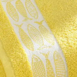 Becquet Linge de toilette liteau poisson - 450 g/m² - CRÉATION< Serviette De Bain Fantaisie|Les Matières