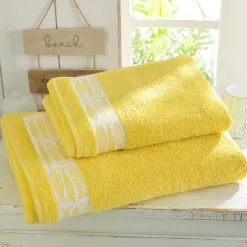 Becquet Linge de toilette liteau poisson - 450 g/m² - CRÉATION< Serviette De Bain Fantaisie|Les Matières