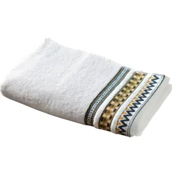 Becquet Linge de toilette liteau graphique - 420 g/m²< Serviette De Bain Fantaisie