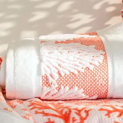 Becquet Linge de toilette liteau corail - 520 g/m²< Beauté, Bien-Être|Beauté, Bien-Être
