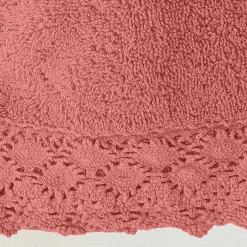 Becquet Linge de toilette liteau macramé - CRÉATION - 480 g/m²< Serviette De Bain Fantaisie