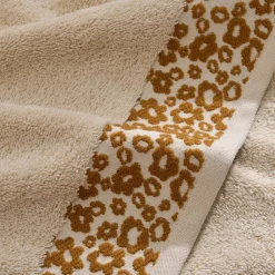 Becquet Linge de toilette liteau léopard - CRÉATION - 500 g/m²< Serviette De Bain Fantaisie