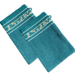 Becquet Linge de toilette liteau fleurs - 450 g/m²< Serviette De Bain Fantaisie|Les Matières