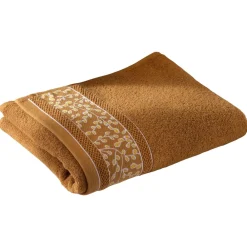 Becquet Linge de toilette liteau fleurs - 450 g/m²< Serviette De Bain Fantaisie|Les Matières