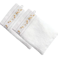 Becquet Linge de toilette liteau fleurs - 450 g/m²< Serviette De Bain Fantaisie|Les Matières