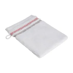 Becquet Linge de toilette motif cœurs - 450 g/m² - CRÉATION< Serviette De Bain Fantaisie|Les Matières