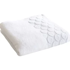Becquet Linge de toilette motif cercles - 500 g/m²< Serviette De Bain Unie|Les Matières