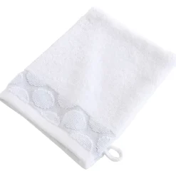 Becquet Linge de toilette motif cercles - 500 g/m²< Serviette De Bain Unie|Les Matières