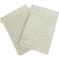Becquet Linge de toilette motif géométrie fantaisie - 450 g/m²< Serviette De Bain Fantaisie
