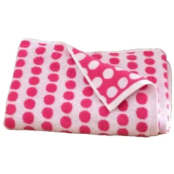 Becquet Linge de toilette motif pois 450 g/m² - CRÉATION< Serviette De Bain Fantaisie