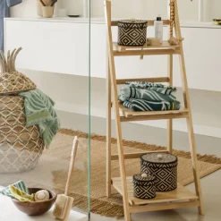 Becquet Linge de toilette motifs feuilles tropicales - 450 g/m²< Serviette De Bain Fantaisie|Les Matières
