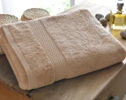 Becquet Linge de toilette personnalisable AIRDROP® - 430 g/m²< Serviette De Bain Unie