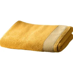 Becquet Linge de toilette éponge uni, rayure brodée - 450 g/m² - CRÉATION< Serviette De Bain Fantaisie|Serviette De Bain Unie