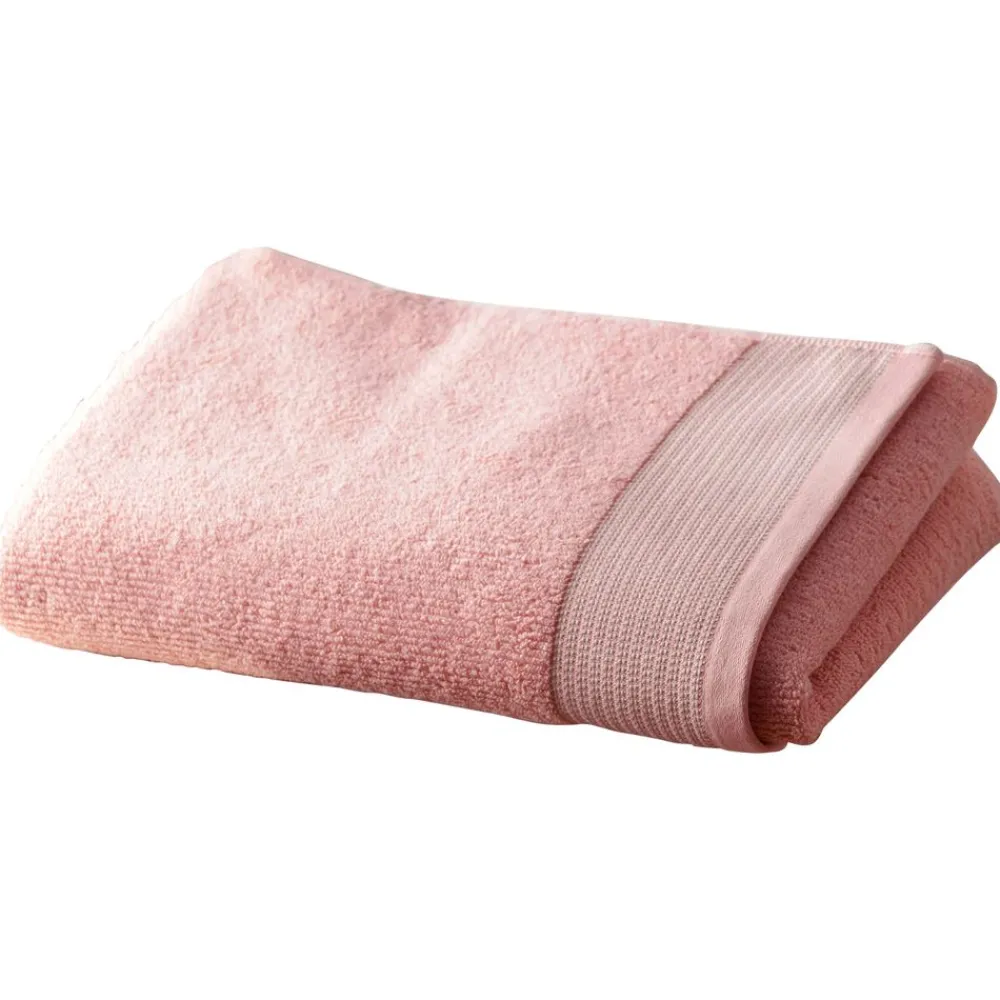 Becquet Linge de toilette éponge uni, rayure brodée - 450 g/m² - CRÉATION< Serviette De Bain Fantaisie|Serviette De Bain Unie