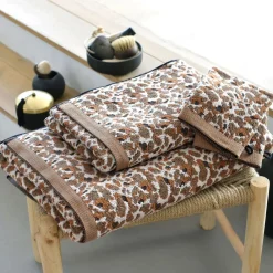Becquet Linge de toilette relief léopard - CRÉATION - 520 g/m²< Serviette De Bain Fantaisie|Les Matières