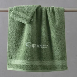 Becquet Linge de toilette uni PERSONNALISABLE Lauréat Élégance - 500 g/m²< Serviette De Bain Personnalisée, Peignoir Personnalisé|Serviette De Bain Unie