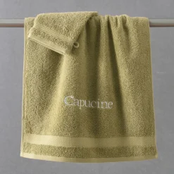 Becquet Linge de toilette uni PERSONNALISABLE Lauréat Élégance - 500 g/m²< Serviette De Bain Personnalisée, Peignoir Personnalisé|Serviette De Bain Unie